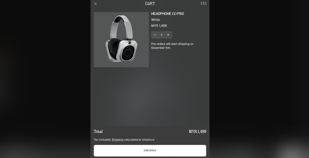 Image from: Nothing Headphone (1) Pro now available for pre-order in Malaysia, priced at RM1,499
