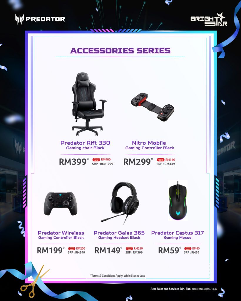 Image from: Acer Malaysia opens its first Predator concept store and here are the opening day promos