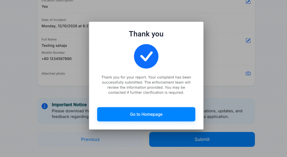 Image from: MOH makes reporting illegal smoking on MySejahtera easy, maybe too easy