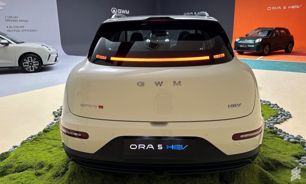 Image from: GWM Ora 5 HEV open for booking in Malaysia: 220hp hybrid SUV estimated at RM115k