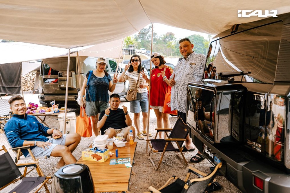 Image from: iCaur showcases electric SUV camping at Malaysia CampFest 2026