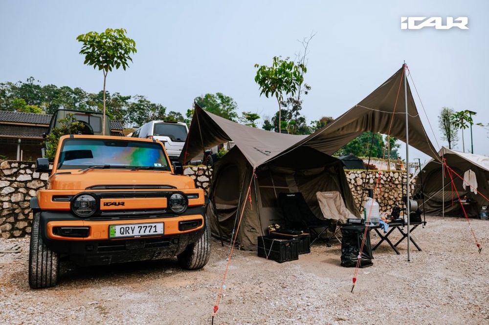 Image from: iCaur showcases electric SUV camping at Malaysia CampFest 2026
