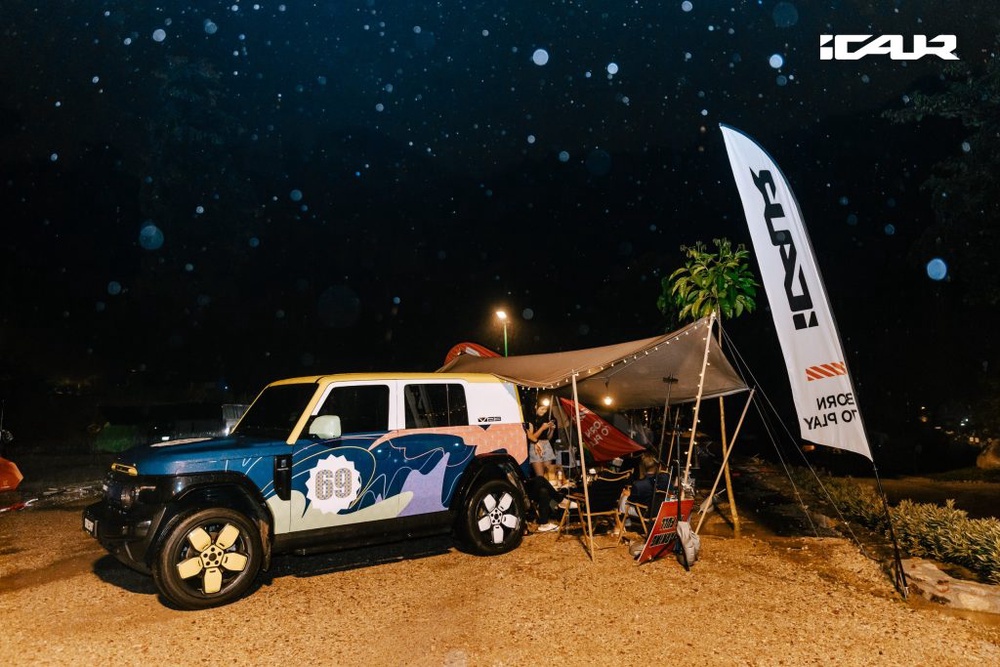 Image from: iCaur showcases electric SUV camping at Malaysia CampFest 2026