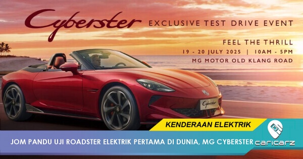 Pandu Uji Roadster Elektrik Pertama Di Dunia, MG Cyberster Di MG Motor ...
