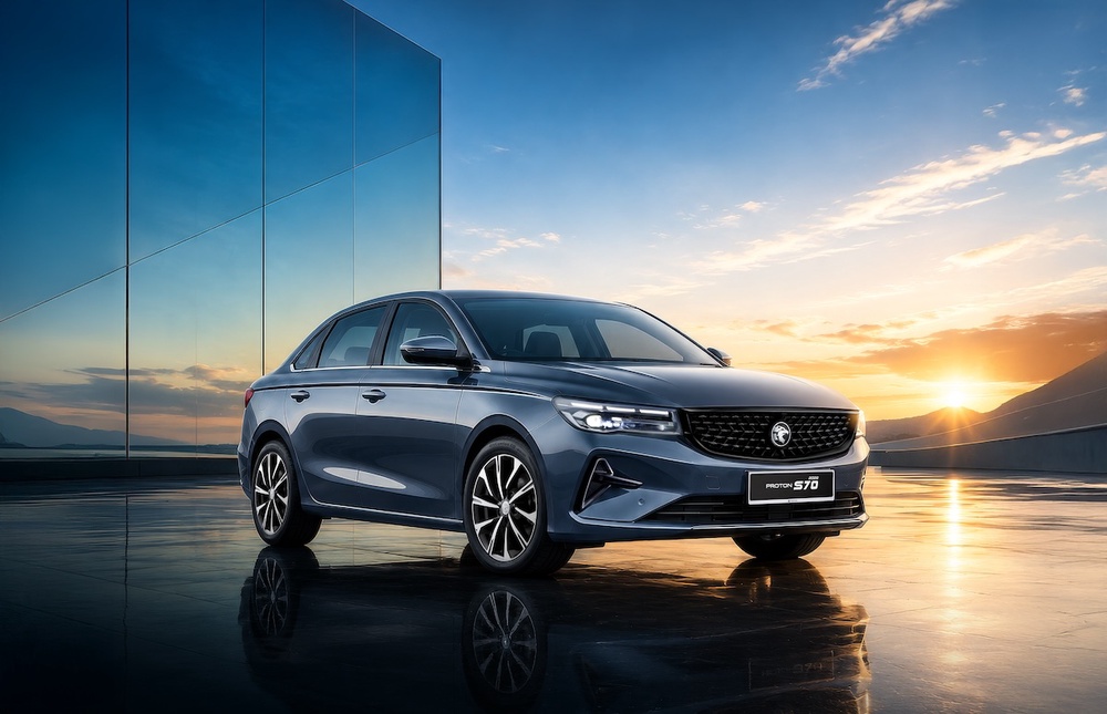 Proton S70 with new 1.5-litre naturally aspirated engine and CVT
