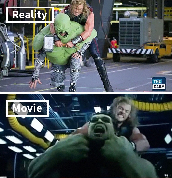 Move Affects Famous Movie Scenes With And Without Special Effects