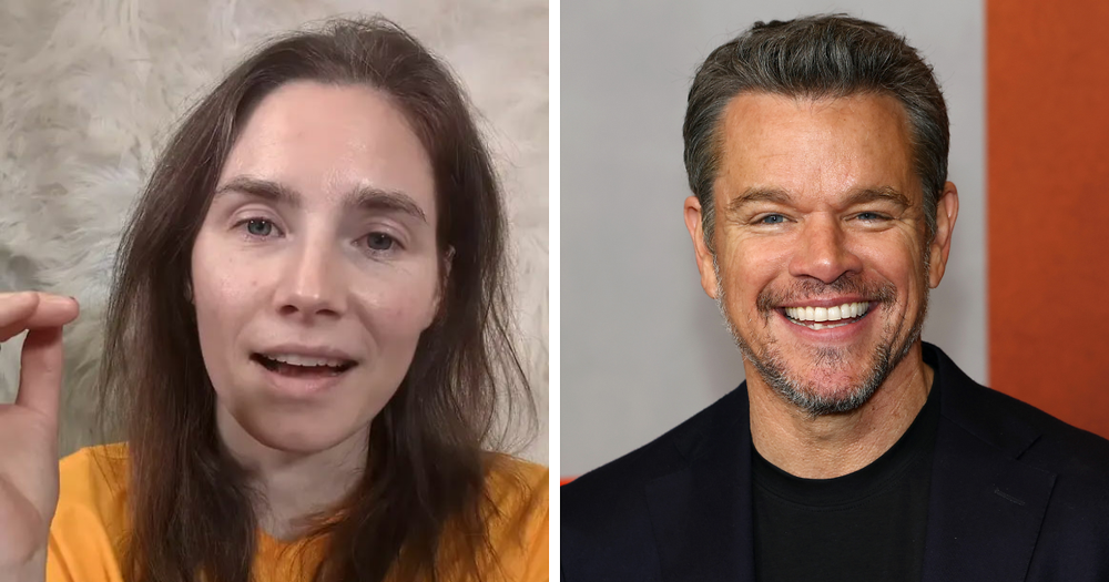 Amanda Knox Slams Matt Damon Over Cancel Culture Comments As She(02)