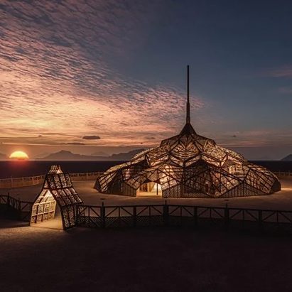 This week we revealed this year's Burning Man temple