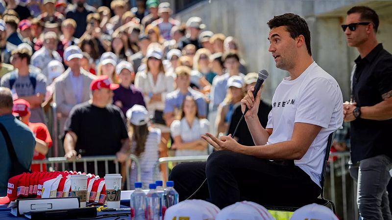 Trump calls Charlie Kirk shooting a 'dark moment' amid manhunt