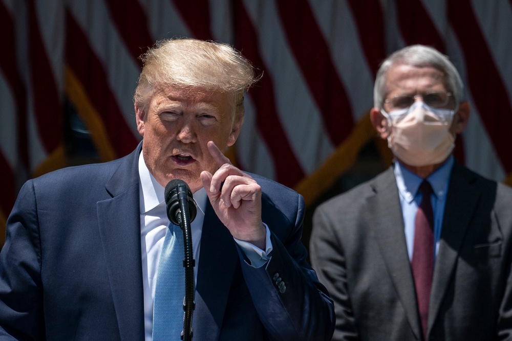 Fauci vented about the presidents ‘rambling’ in several entries in 2020. ‘Tony, I really like you, and you know that, but what the f*** are you doing?’ Trump said at one point (Getty Images)