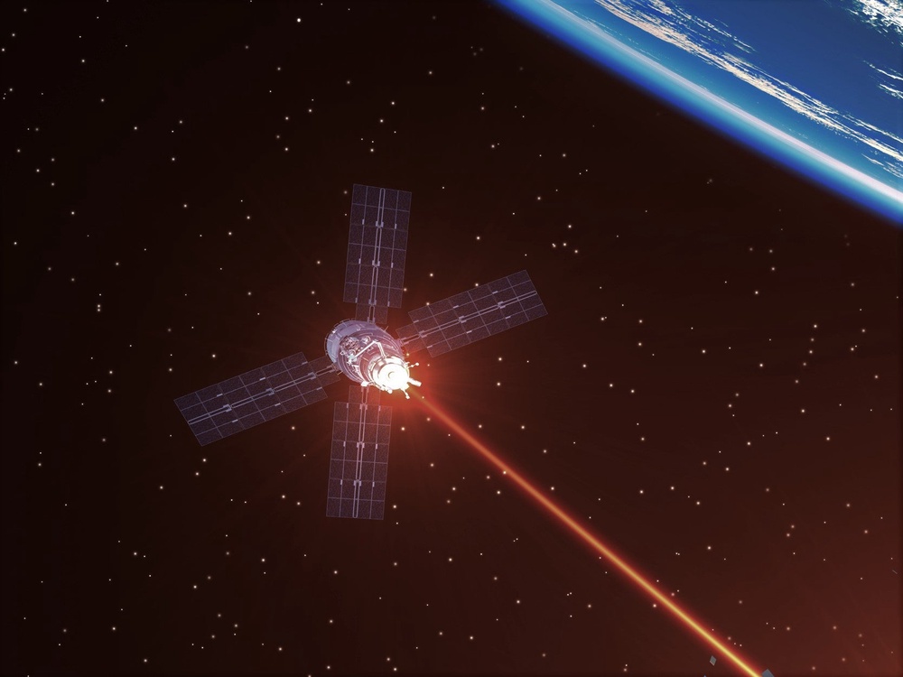 Space lasers could be used to damage or disable other satellites in Earth’s orbit (Getty Images/iStockphoto)