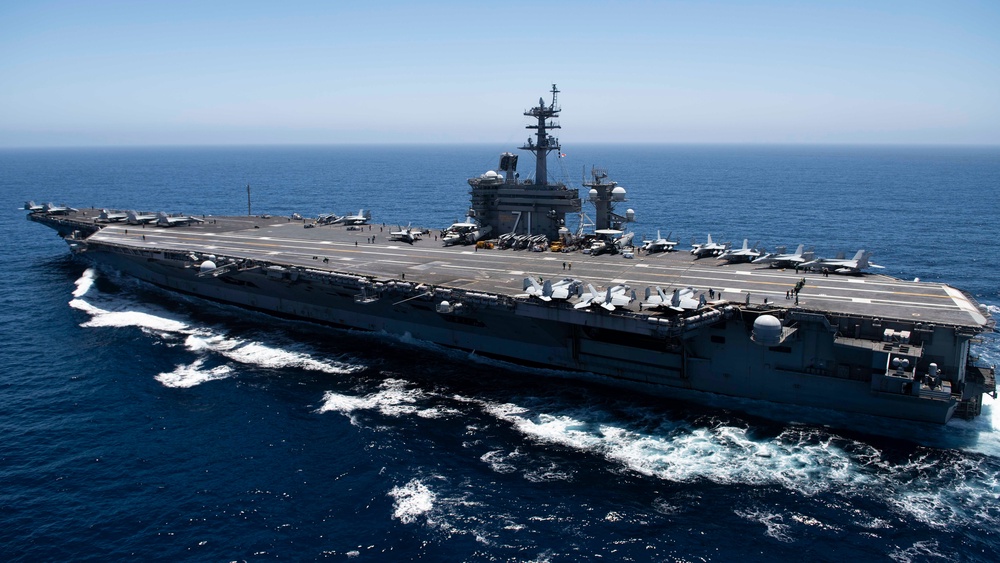 The aircraft carrier USS Theodore Roosevelt (CVN 71) (U.S. Navy via Getty Images)
