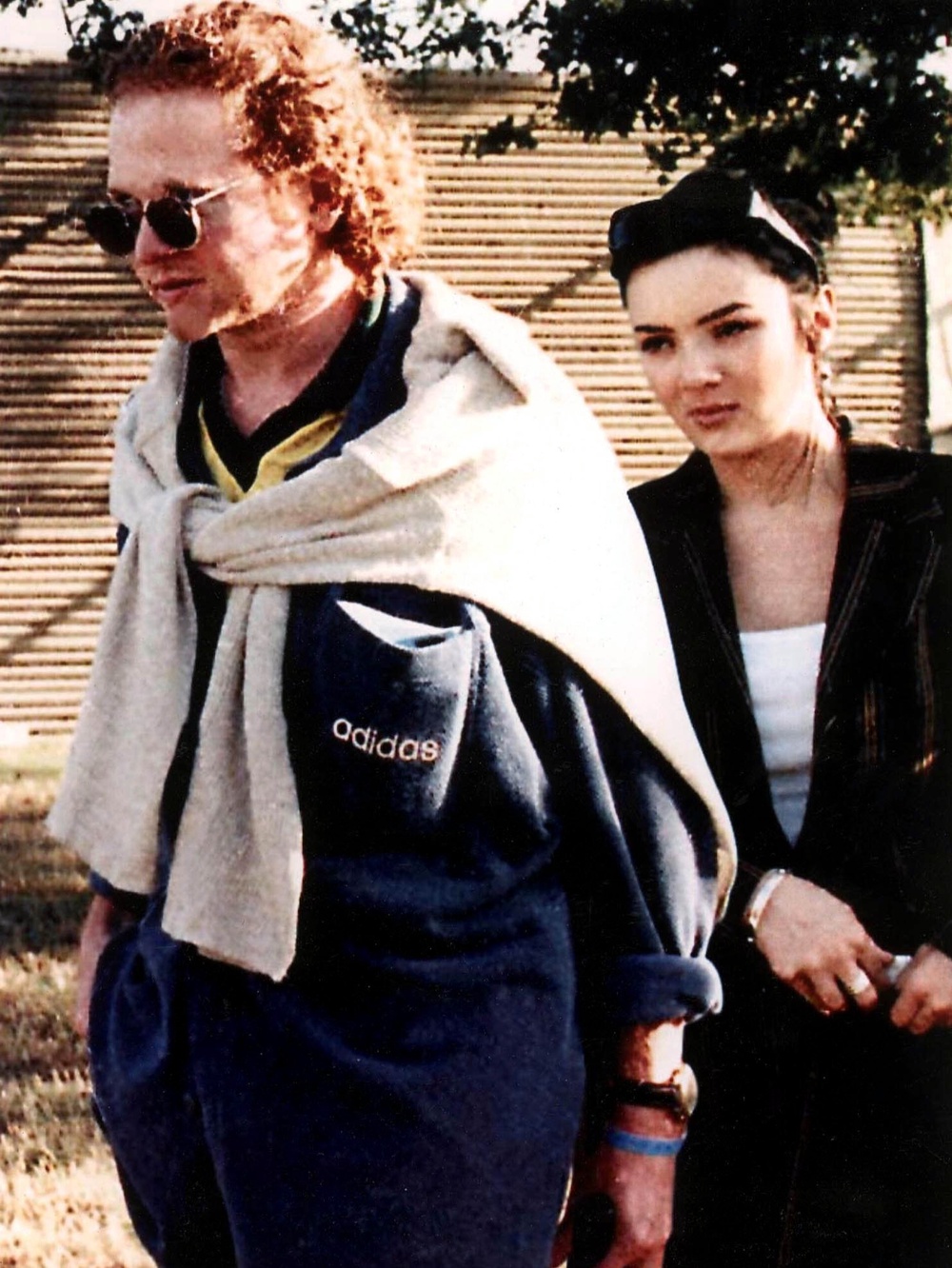 Mick Hucknall and Martine McCutcheon at Knebworth (Shutterstock)