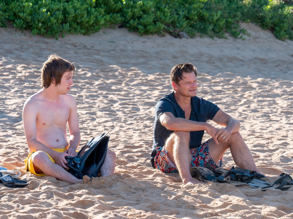 Wailea Beach backdropped several of the first series’ beach scenes (Sky Atlantic)