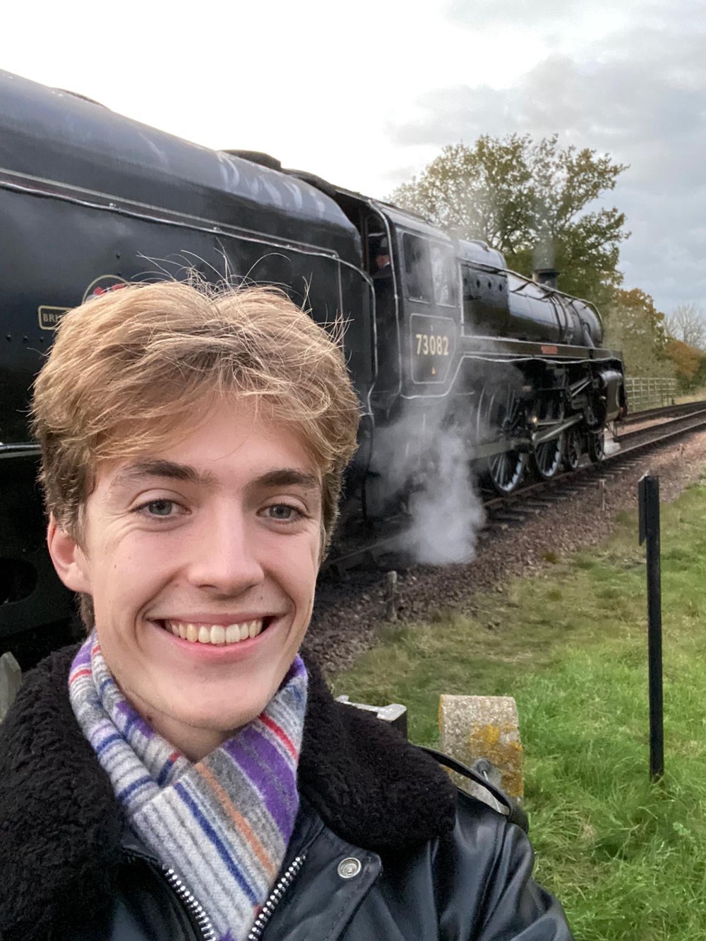 Bourgeois has risen to TikTok fame as a digital content creator with a passion for trains (Francis Bourgeois)