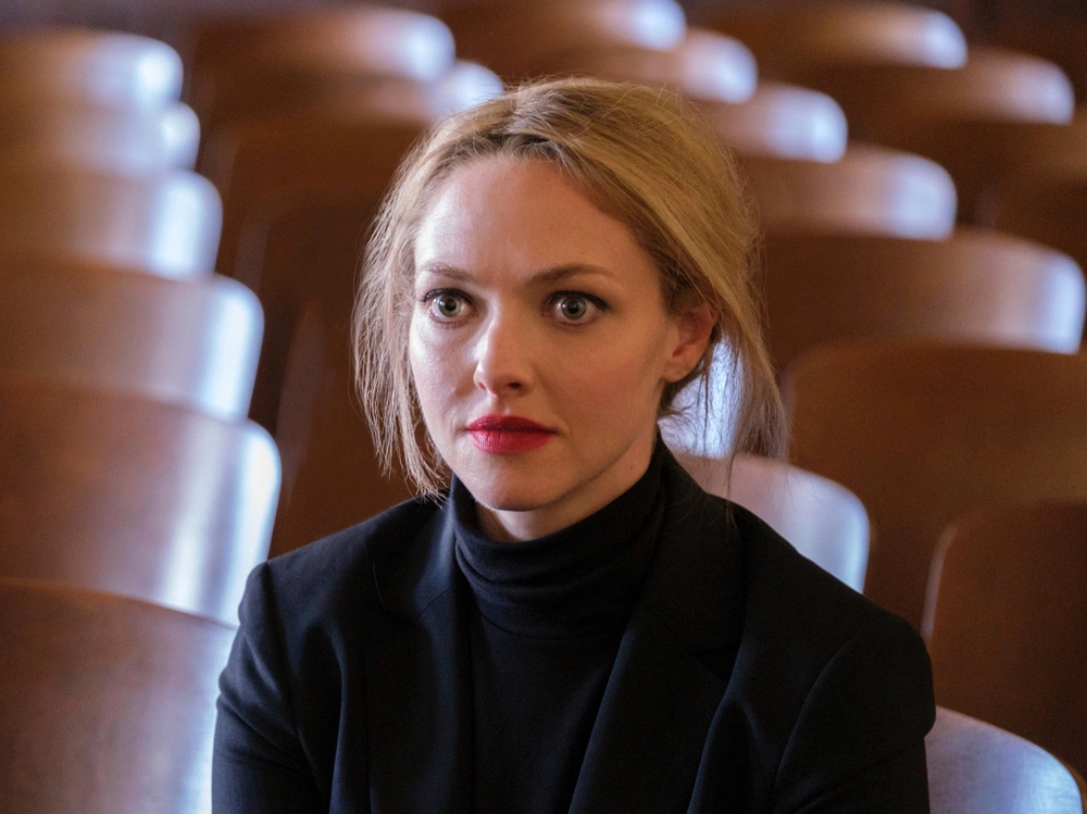 Amanda Seyfried won an Emmy for her portrayal of Elizabeth Holmes in ‘The Dropout’ (Beth Dubber/Hulu via AP)