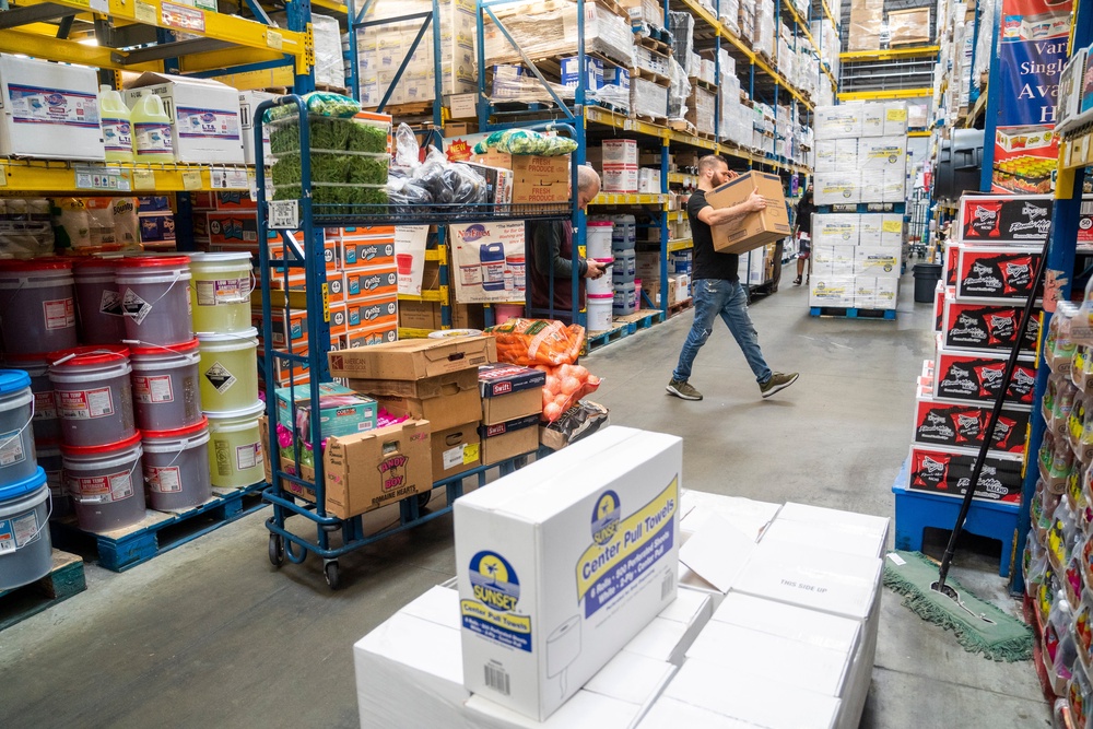 Restaurant operators depend on Restaurant Depot for things that go beyond ingredients, such as to go containers, to go cups and cleaning supplies (EPA)