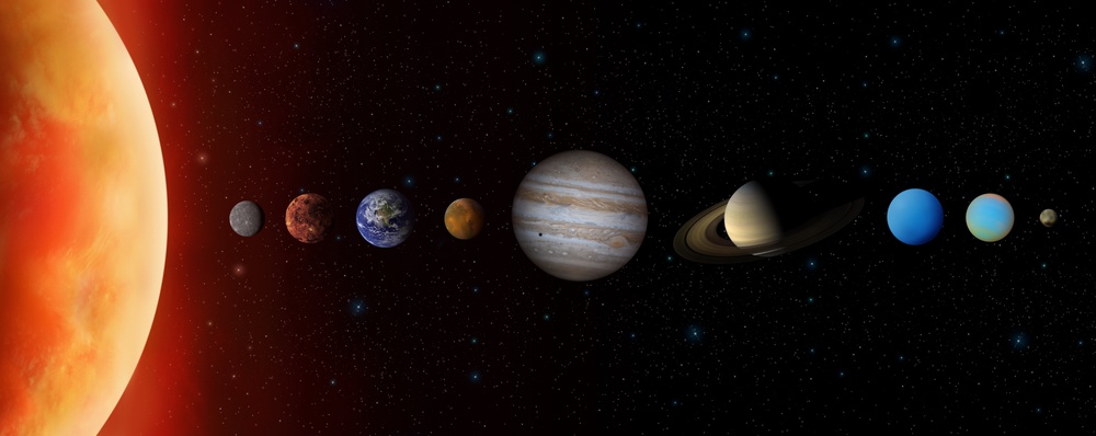 The strange object is different as it’s big enough to be a planet, but doesn’t orbit a star (as seen here in our solar system). (Getty Images)