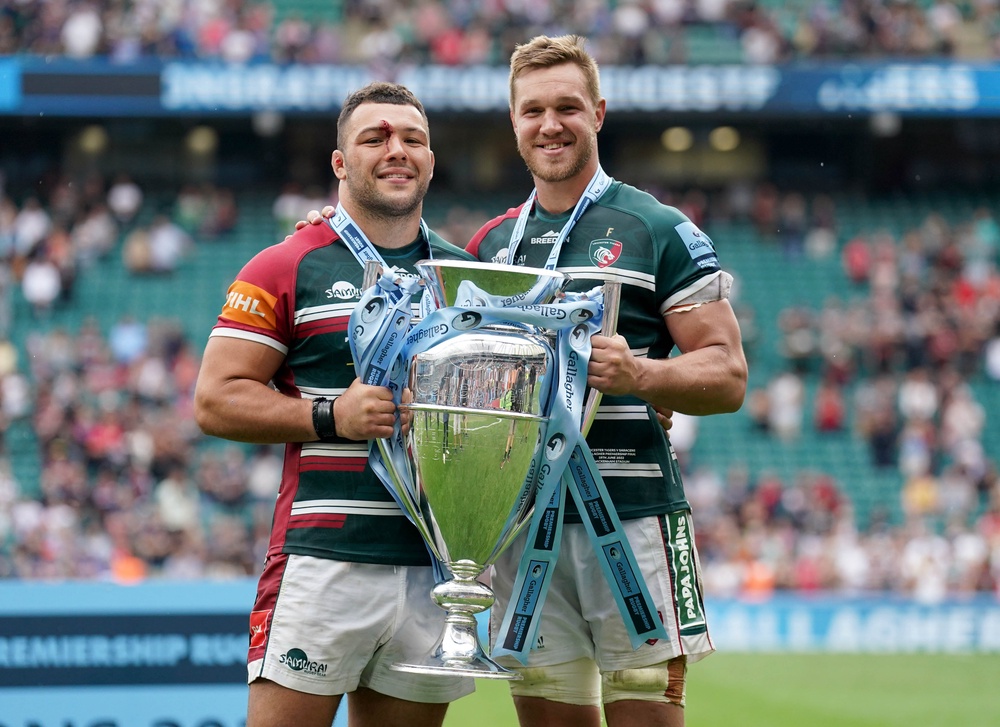 Hanro Liebenberg (right) was a key figure at Leicester for years (PA Wire)