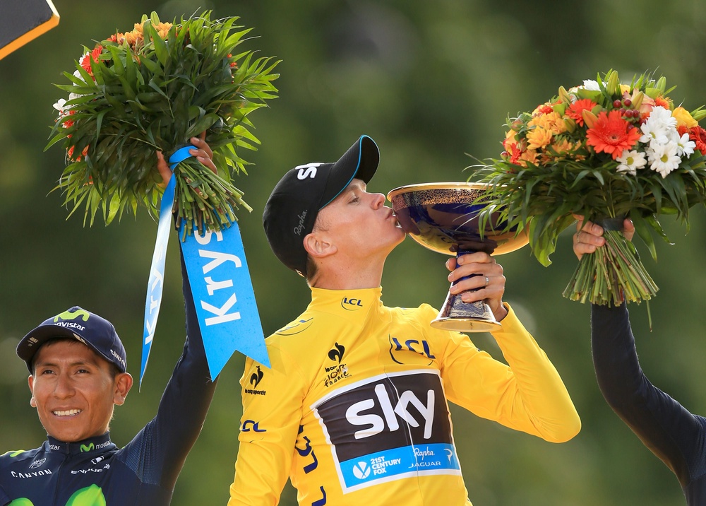 Chris Froome won four Tours de France, as well as the Vuelta a Espana twice, and the Giro d’Italia (PA)