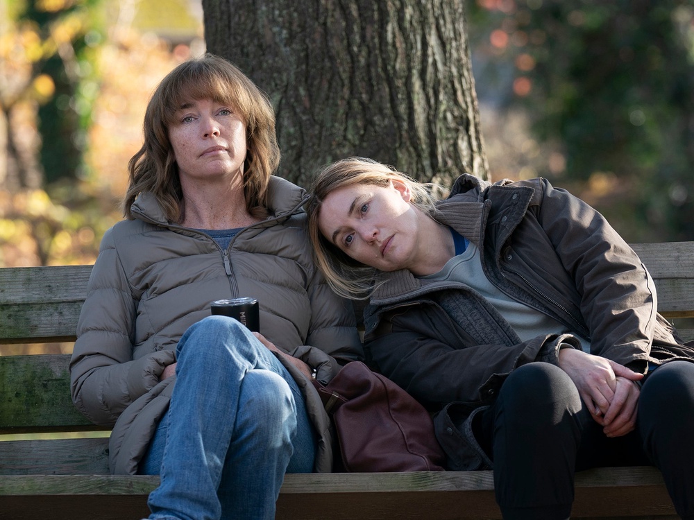 Julianne Nicholson (left) will return as her ‘Mare of Easttown’ character in ‘Task’ (HBO/Sky)