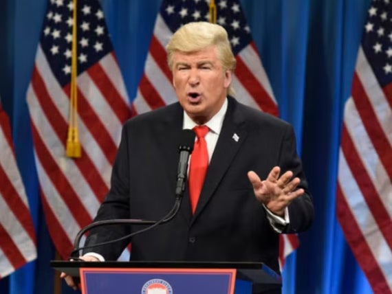 Alec Baldwin played Trump from 2016 until the president lost the 2020 election (NBC)