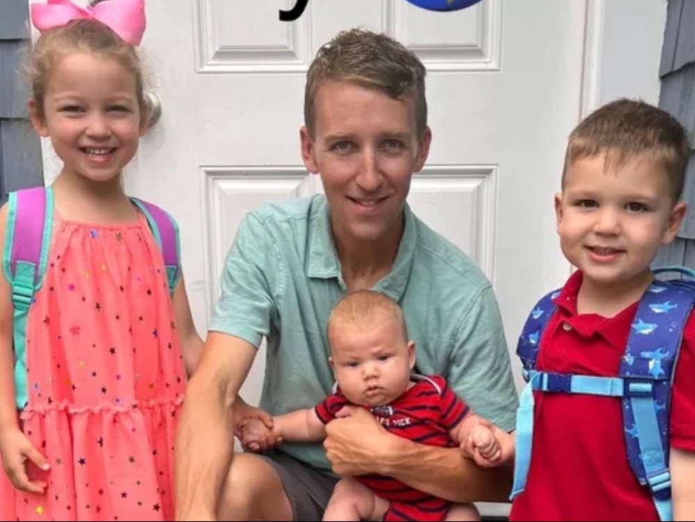 Clancy, 35, stands accused of strangling her young children in their Duxbury, Massachusetts home before attempting to kill herself in January 2023. Her ex-husband, Patrick Clancy, also appeared in court Monday. (GoFundMe)