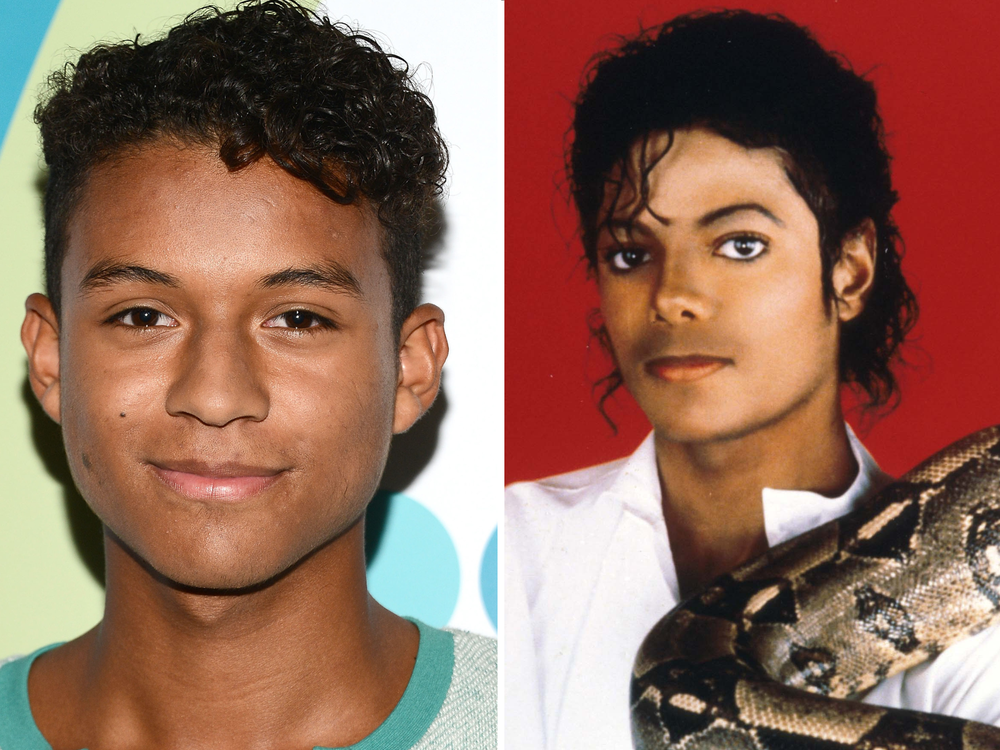 Jaafar Jackson and Michael Jackson (Getty)