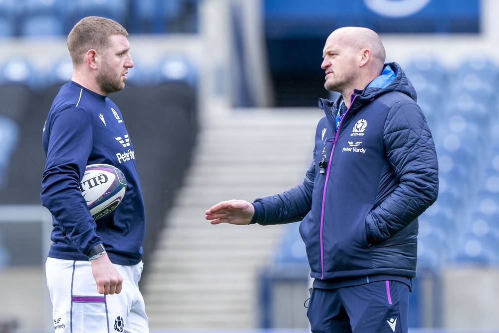 Finn Russell and Gregor Townsend lead Scotland into battle at Loftus Versfeld (PA Wire)