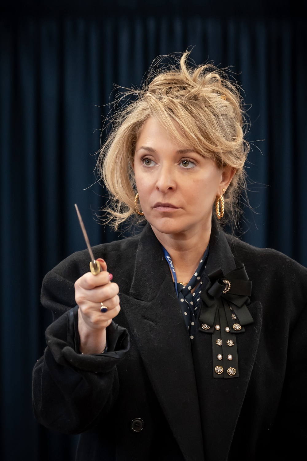 Tracy-Ann Oberman in rehearsals for ‘The Merchant of Venice 1936' (Marc Brenner)