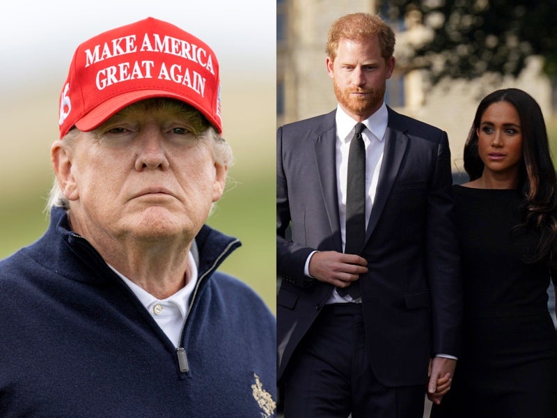 The US president has made no secret of his dislike of Meghan Markle (Getty)