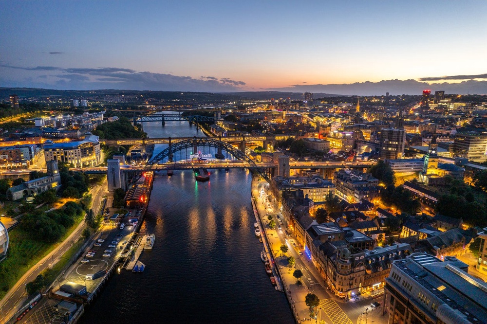 A view of the Tyne River and its iconic bridge (Getty/iStock)