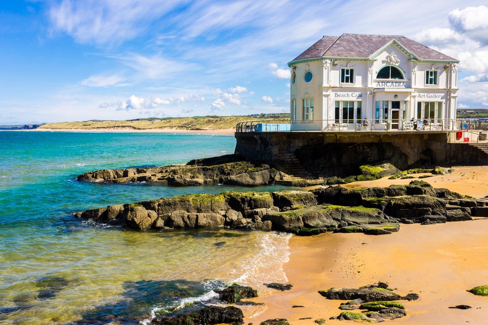The Arcadia, a historic cafe and ballroom on the coast of Portrush (Getty/iStock)