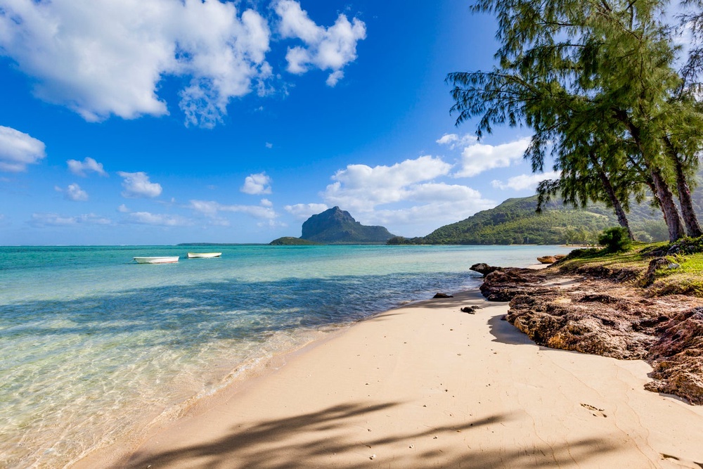 A beach on Le Morne, a peninsula in the southwest of Mauritius (Getty/iStock)