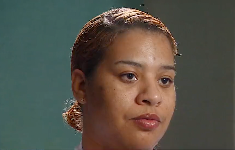 Deja Taylor, the boy’s mother, was jailed for four years over the incident (@GMA/Twitter/ABC)