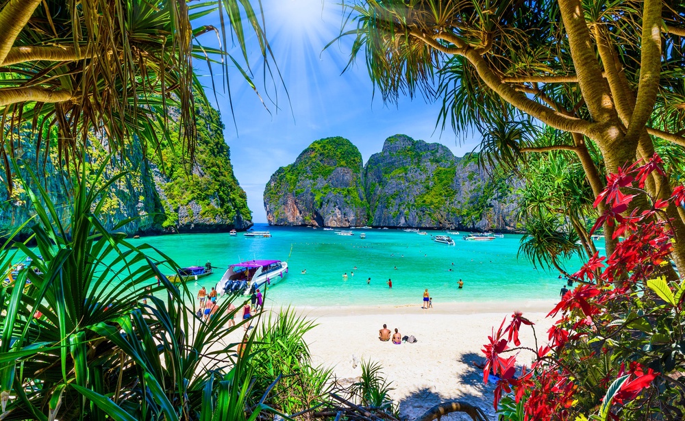 Maya Beach was made famous by movie The Beach (Getty Images)