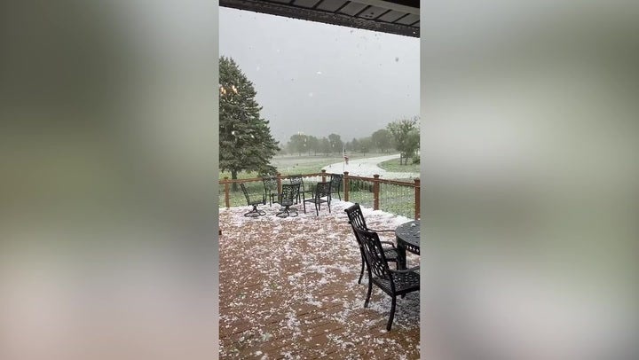 Tennis ball-sized hail batters Minnesota as severe storms sweep across ...