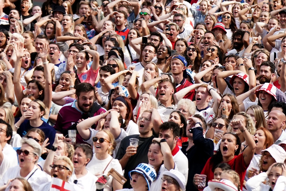England fans will be keen to follow the Three Lions’ progress despite time differences (PA)
