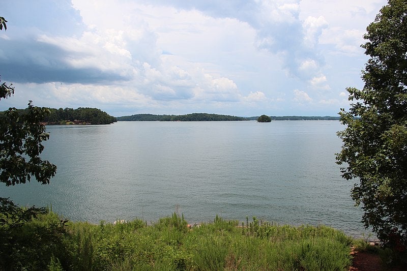 Lake Lanier is the largest lake in Georgia and boasts 38,000 acres of water (Wikimedia Commons)