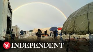 Watch live: Attendees depart Burning Man festival in Nevada’s desert