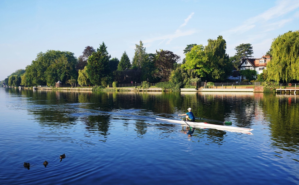 The incident took place near Maidenhead Rowing Club at around 7.15am on Sunday (PA)