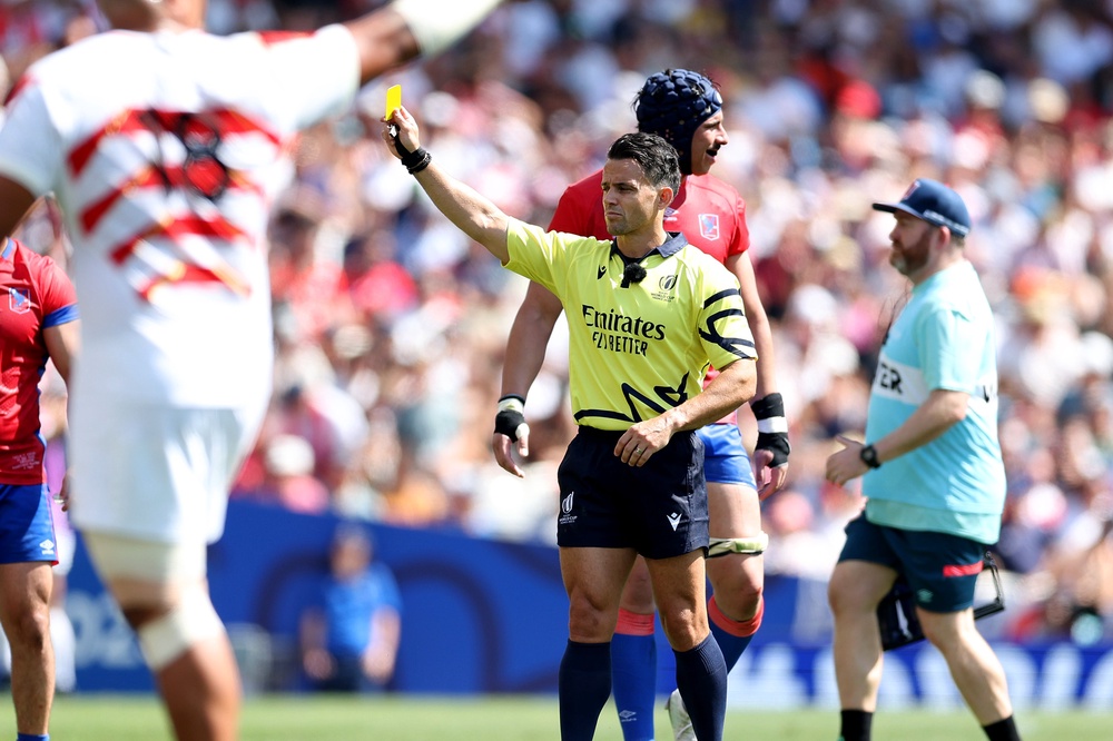 Ireland vs Scotland referee Who is Rugby World Cup official Nic Berry?