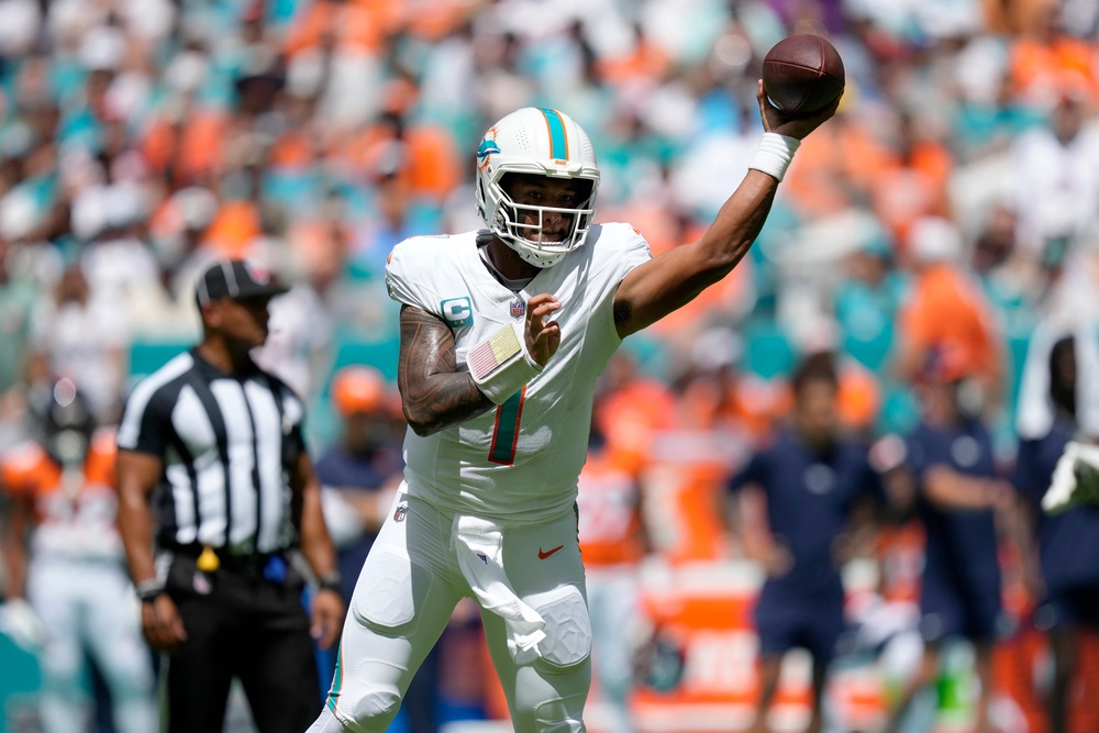 Tua, Miami Dolphins score most points in NFL game since 1966