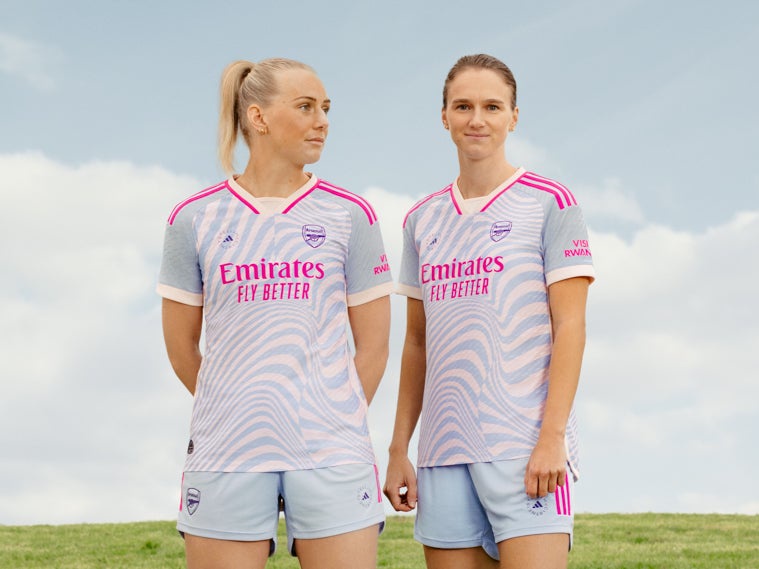 Arsenal mark new WSL season with launch of 'bespoke' away kit