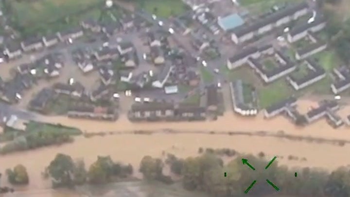 Scale Of Storm Babet Flooding In Scottish Countryside Captured In ...