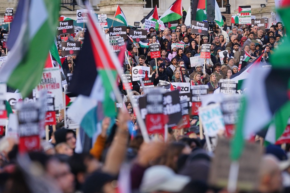 Why is a pro-Palestine march happening on Saturday and why is it
