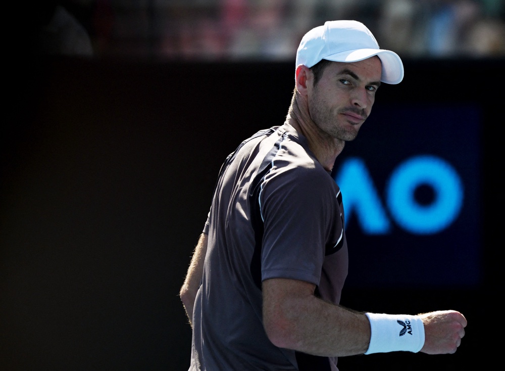 Murray tennis latest shop score