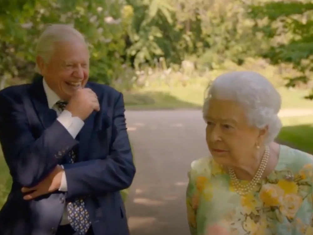 When David Attenborough met the Queen (ITV)
