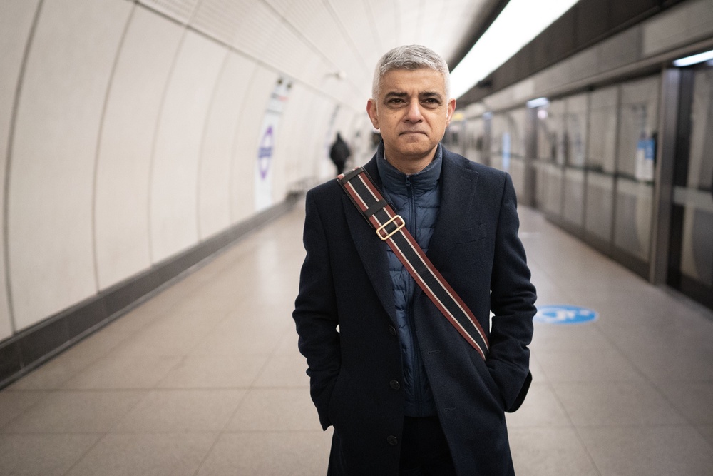 London Mayor Sir Sadiq Khan extended the bus and tram fare freeze to November after it was originally set to expire in July (PA)