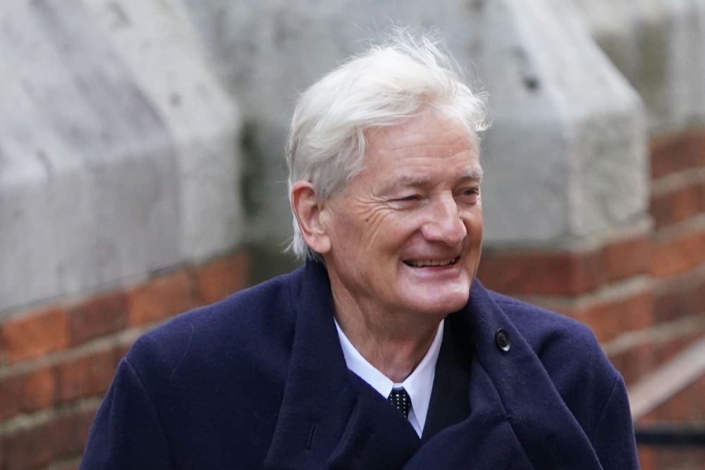 Sir James Dyson appeared on the list once again (PA)